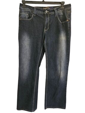 Angels Y2k Boot Cut Dark Blue Jeans Stretch Sz 16